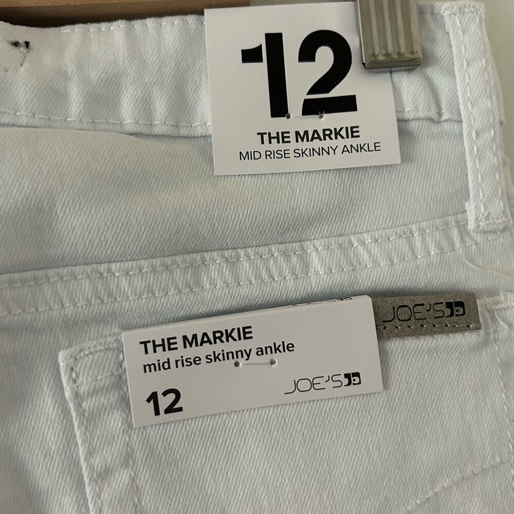 5/$25 Joe's Jeans Girl's The Markie Mid-Rise Skinny Ankle Distressed Jeans 12 - Picture 11 of 11